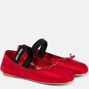 Luxury Vibrant Red Flats